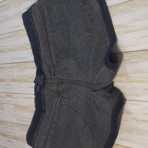 Miss Jeans Short Shorts Size 11 Button Back Pockets - Picture 13 of 14